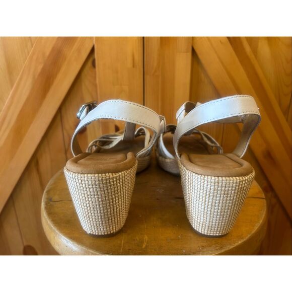 Gabor 22.723 block heels Strappy leather size 10 - Picture 4 of 8